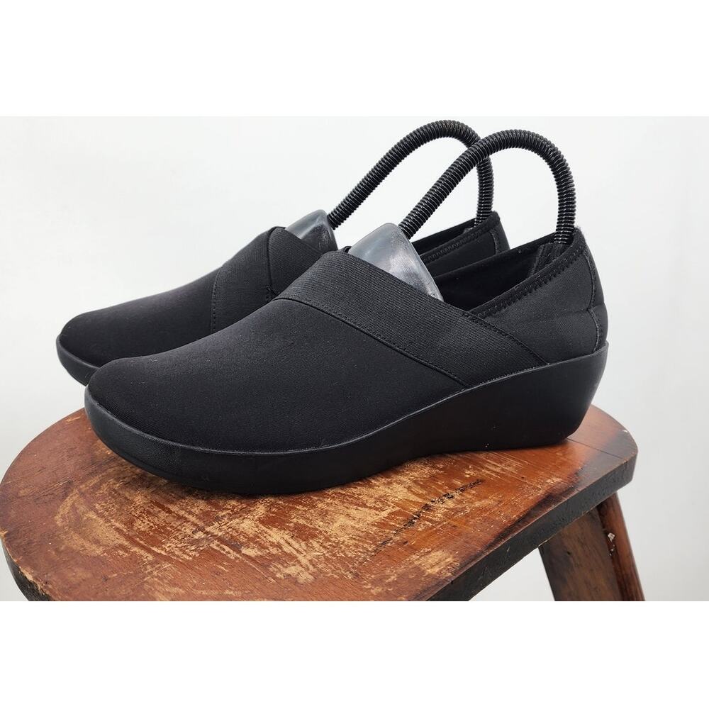 Women's Black Crocs Dual Comfort Busy Day Loafers Size‎ 8
